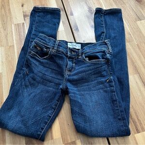 Abercrombie Kids Slim Jeans Size 16 Dark Wash Stretch Denim